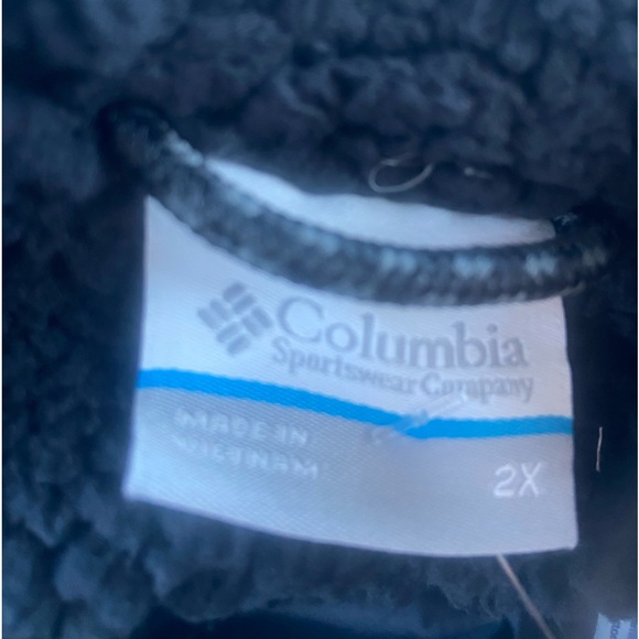 New Women's Columbia Sherpa Ruby Falls Novelty Jacket - Plus Size (2X) Black - Picture 12 of 16